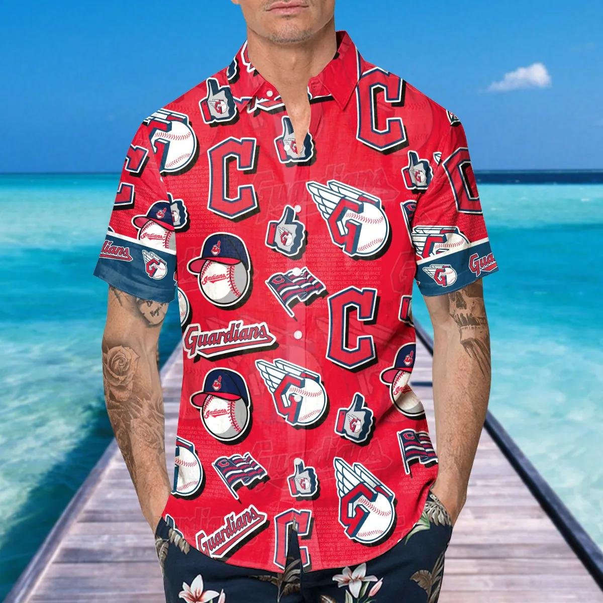 Cleveland Guardians Hawaiian Shirt Logo Mania Design.jpg