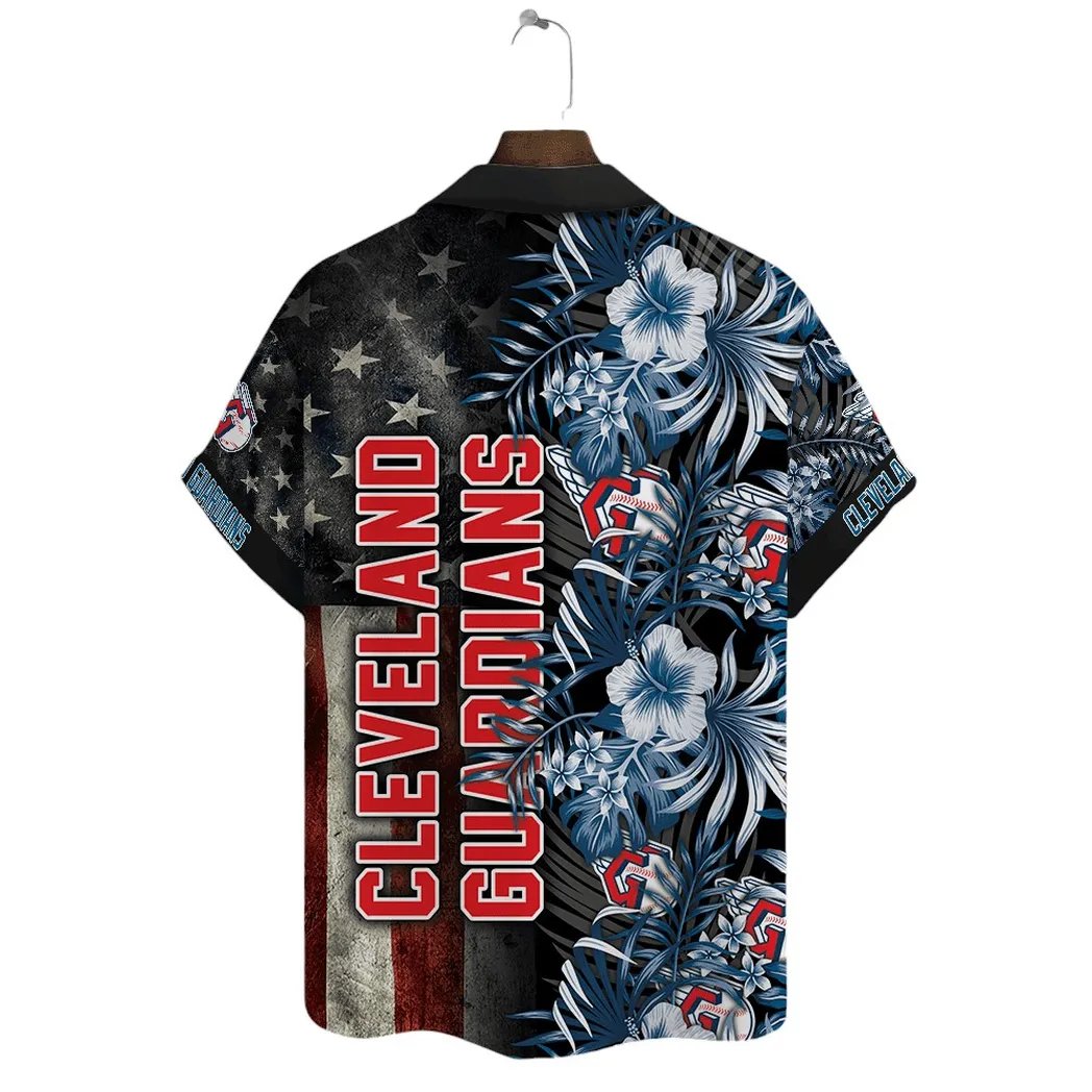 Cleveland Guardians Hawaiian Shirt Stars and Stripes.jpg