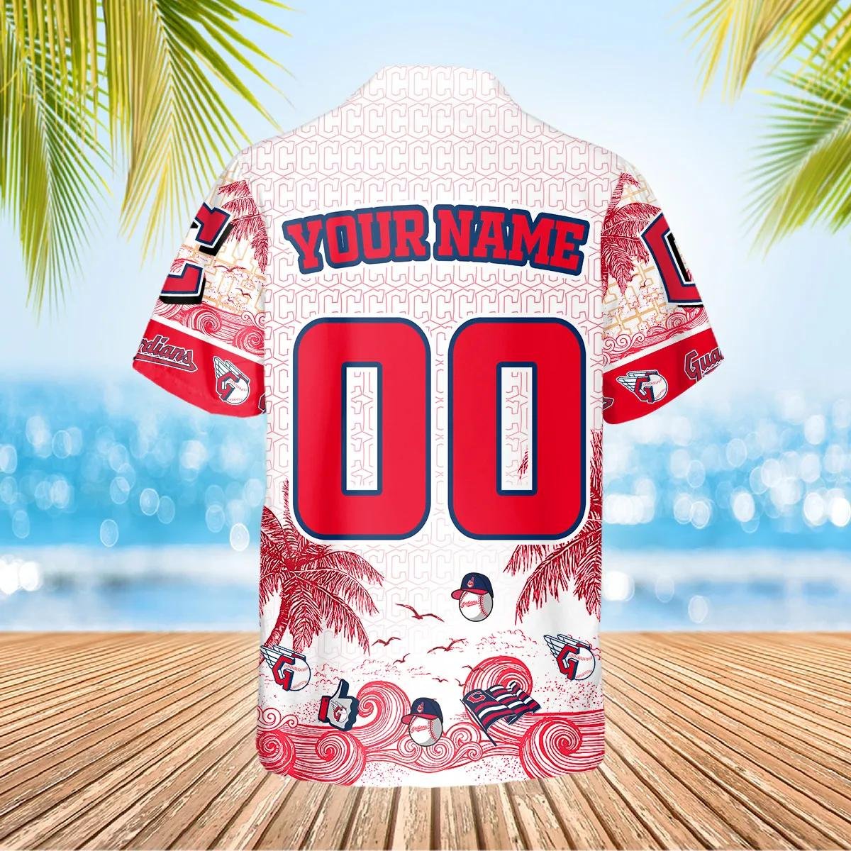 Cleveland Guardians Hawaiian Shirt Tropical Wave Design.jpg