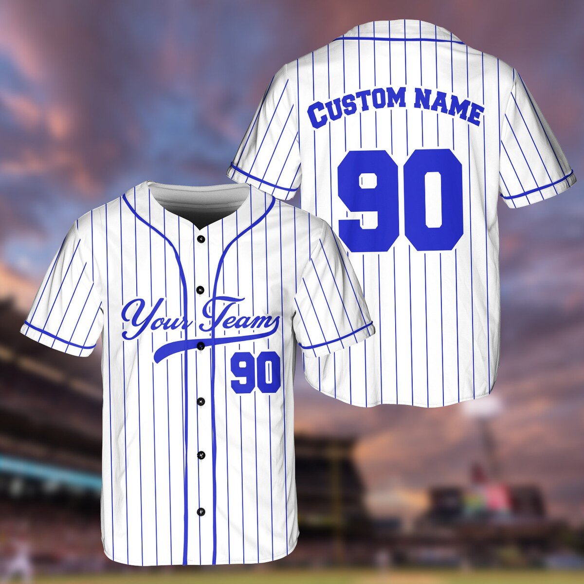 Custom Baseball Jersey with Name & Number for Fans and Couples.jpg