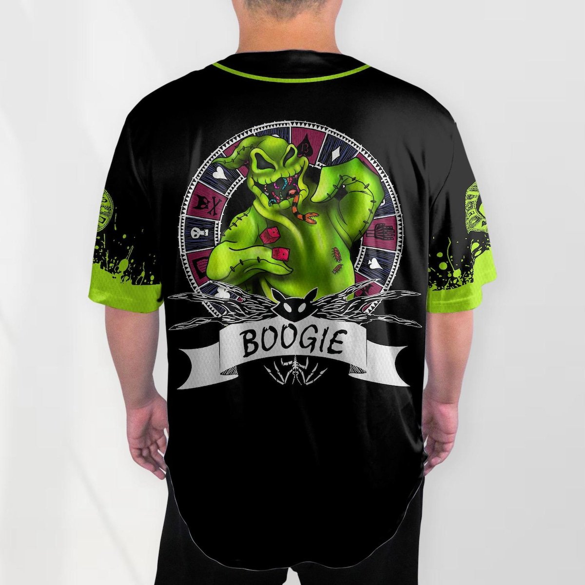 Horror Character Baseball Jersey Halloween Gift Nightmare Design Shirt.jpg