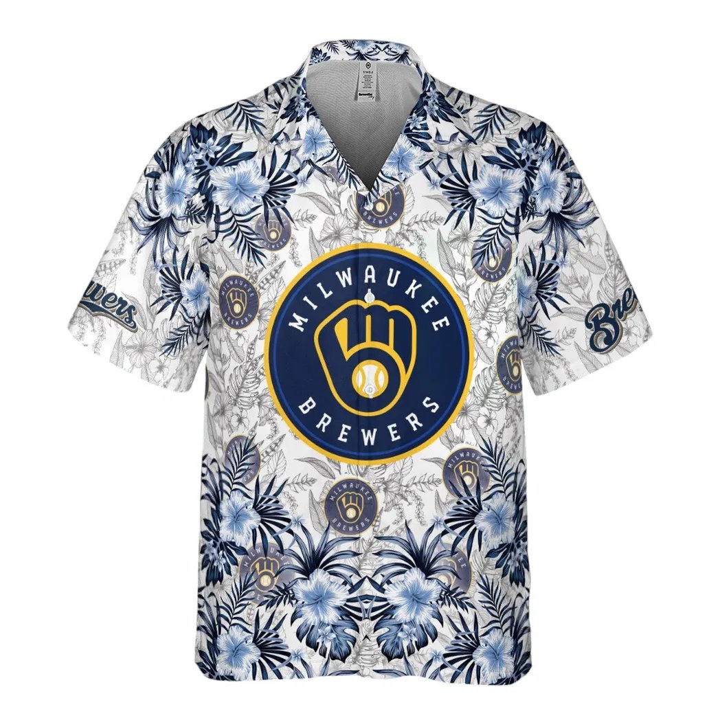 Milwaukee Brewers Hawaiian Shirt Hibiscus Splash.jpg