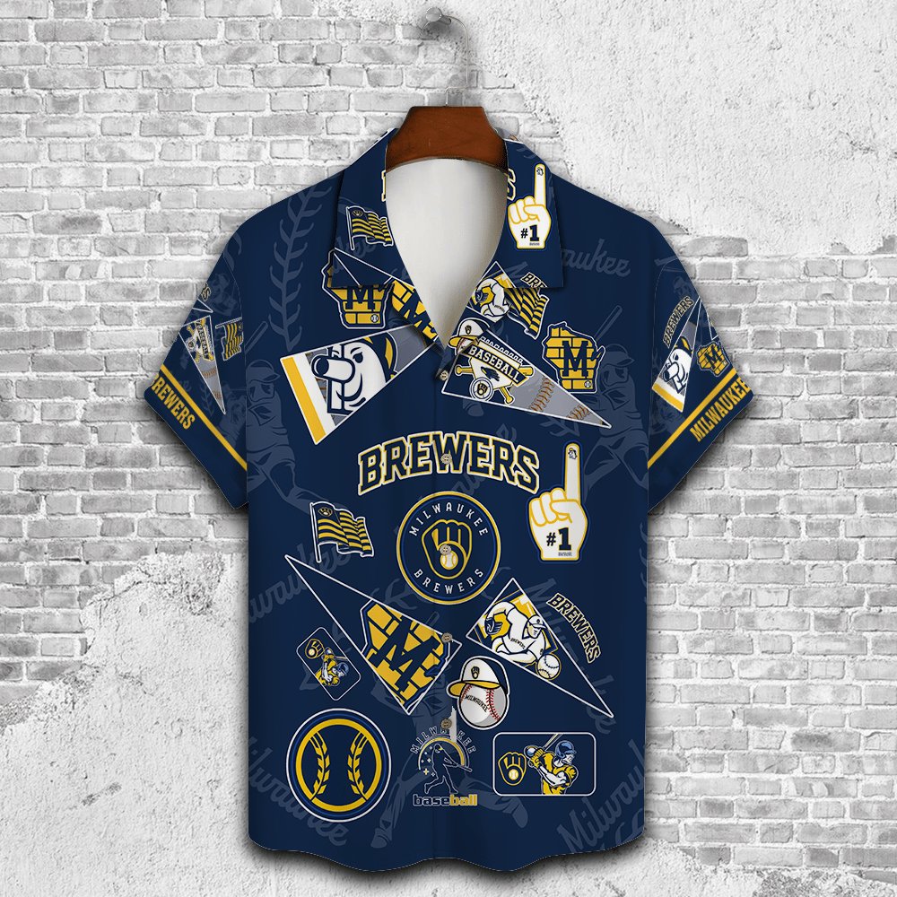 Milwaukee Brewers Hawaiian Shirt Milwaukee Fan Spirit Collage.jpg