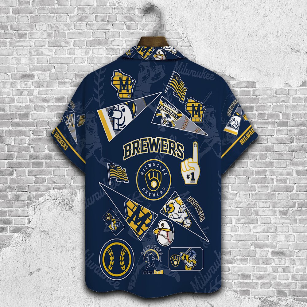 Milwaukee Brewers Hawaiian Shirt Milwaukee Fan Spirit Collage.jpg