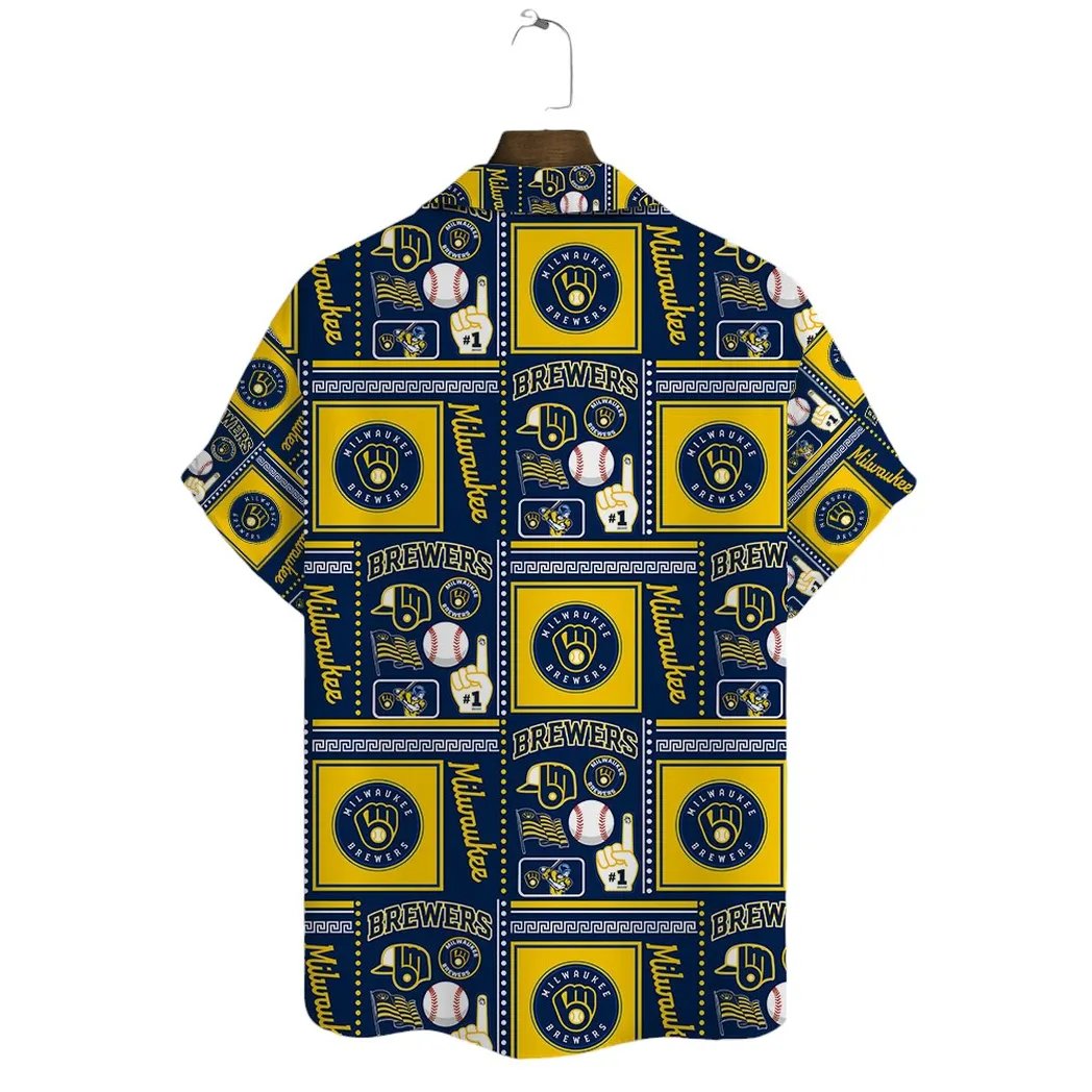 Milwaukee Brewers Retro Patchwork Hawaiian Shirt.jpg