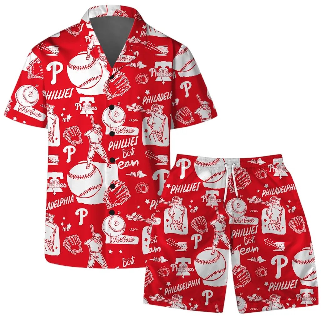 Philadelphia Phillies Hawaiian Shirt All Star Doodle Design.jpg