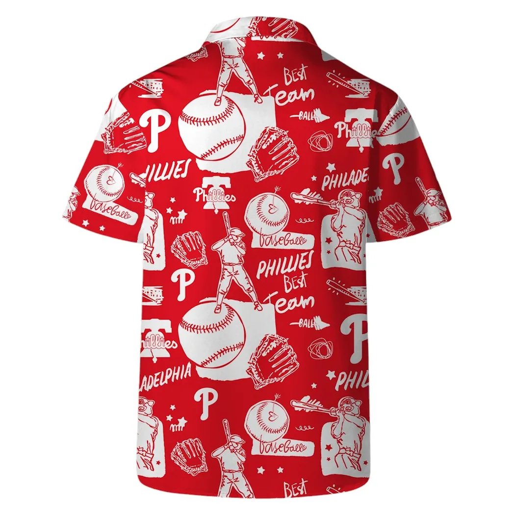 Philadelphia Phillies Hawaiian Shirt All Star Doodle Design.jpg