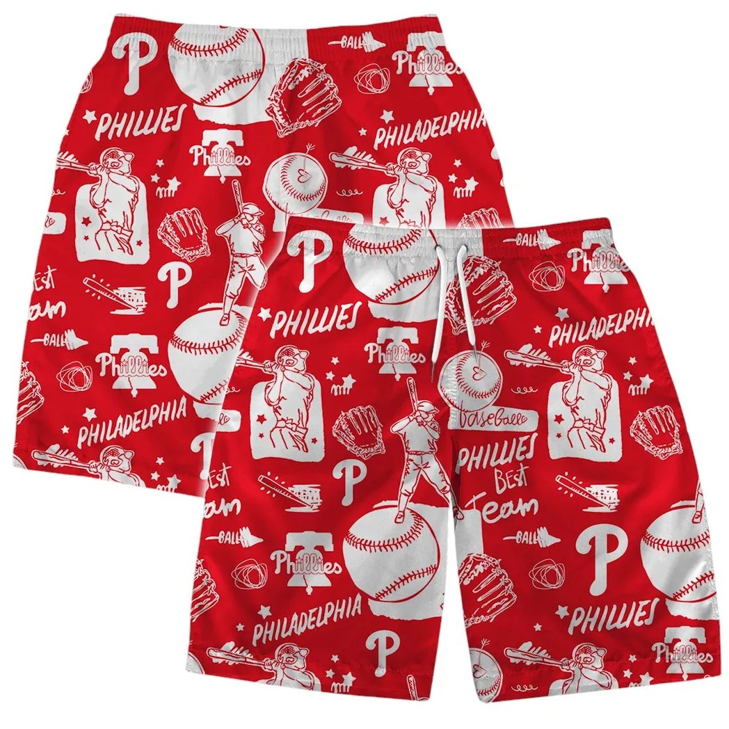 Philadelphia Phillies Hawaiian Shirt All Star Doodle Design.jpg