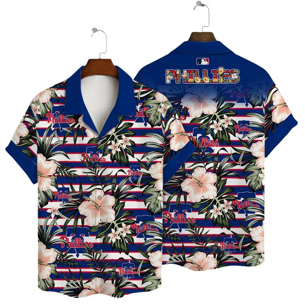 Philadelphia Phillies Hawaiian Shirt Floral Stripes.jpg