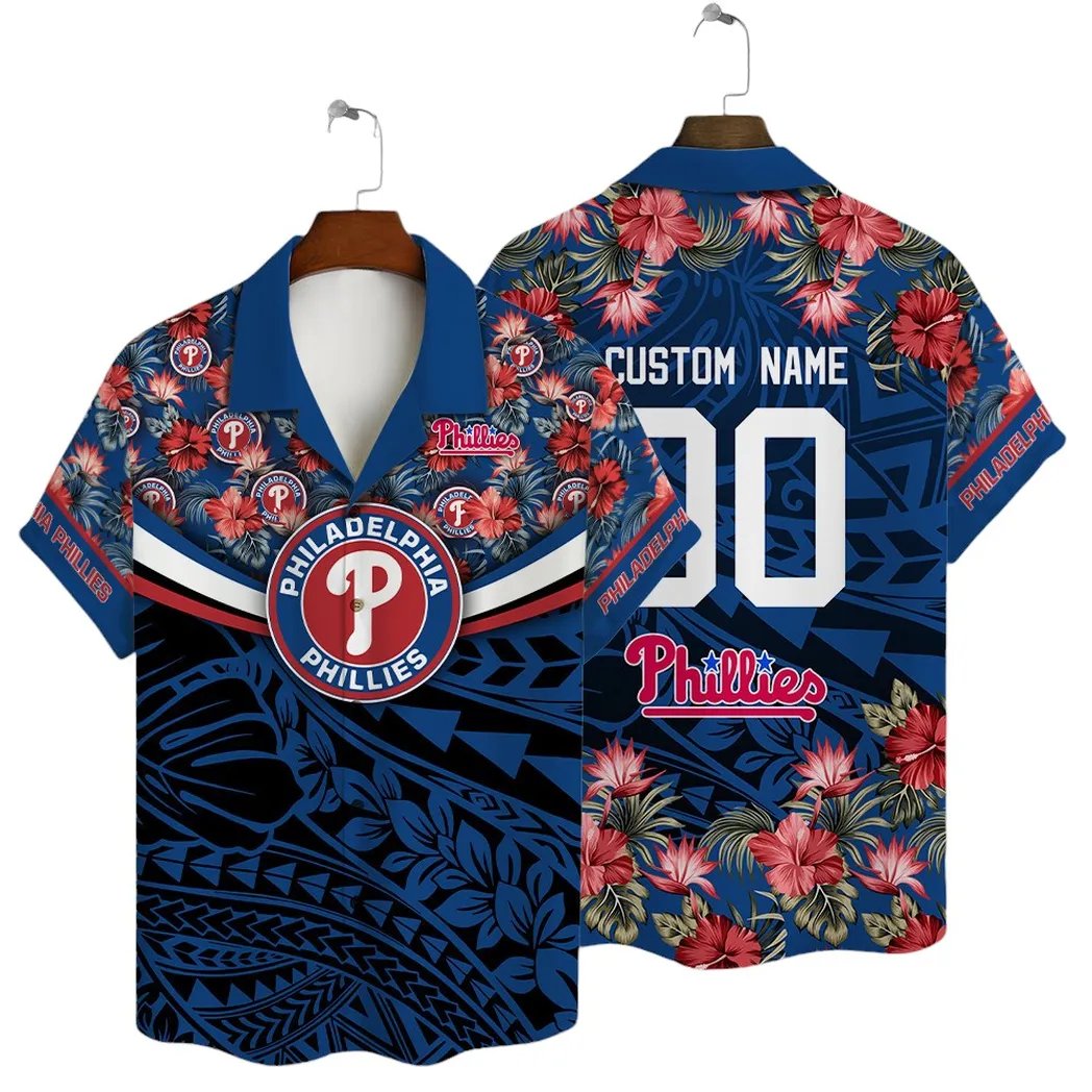 Philadelphia Phillies Hawaiian Shirt Island Floral Custom Design.jpg