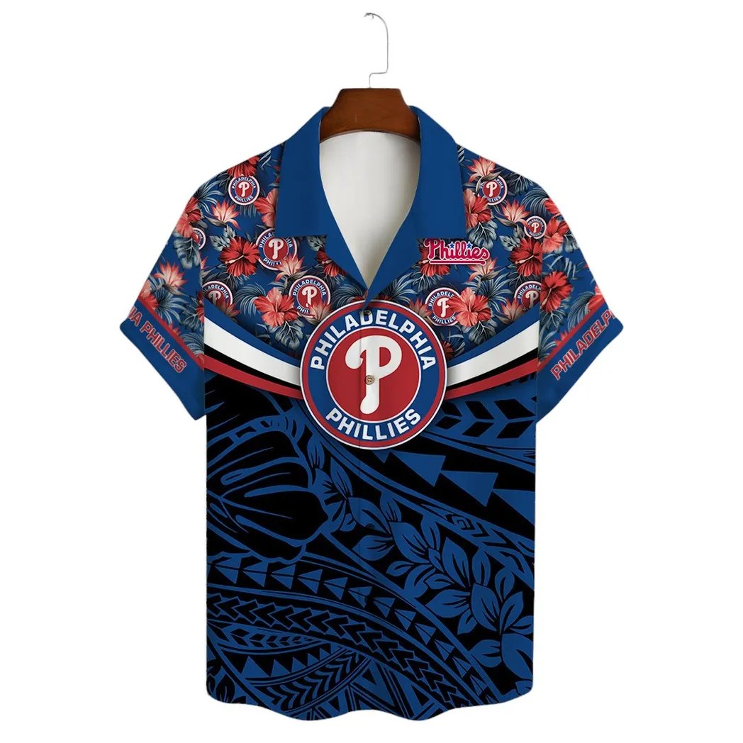 Philadelphia Phillies Hawaiian Shirt Island Floral Custom Design.jpg