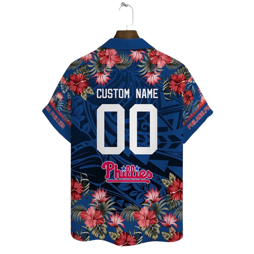 Philadelphia Phillies Hawaiian Shirt Island Floral Custom Design.jpg