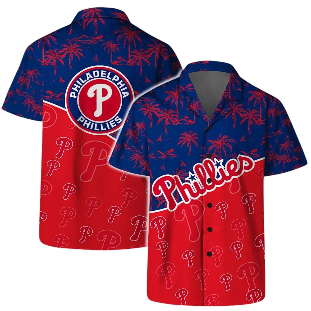 Philadelphia Phillies Logo Palm Leaf Hawaiian Shirt.jpg