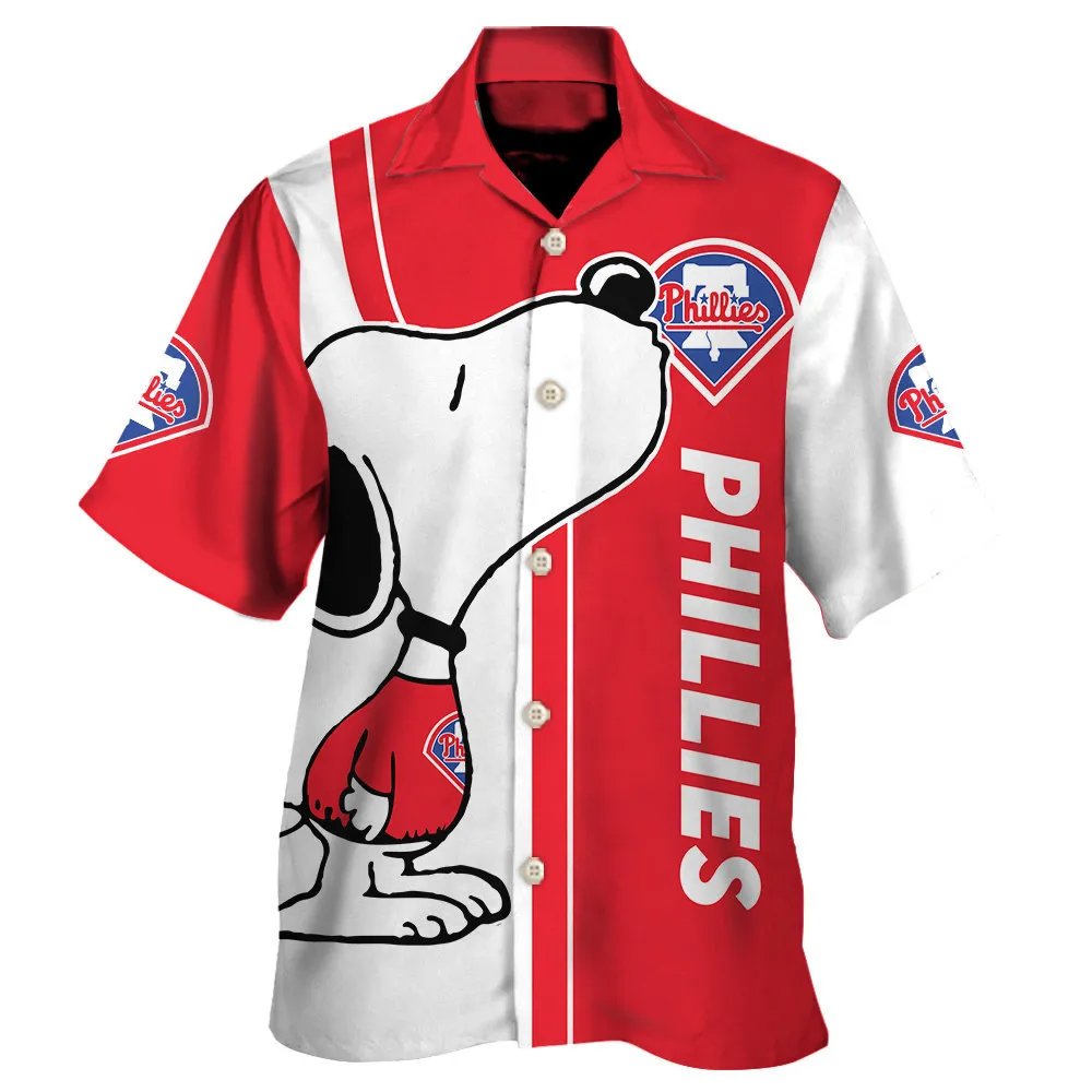 Philadelphia Phillies Snoopy Hawaiian Shirt Classic Design.jpg