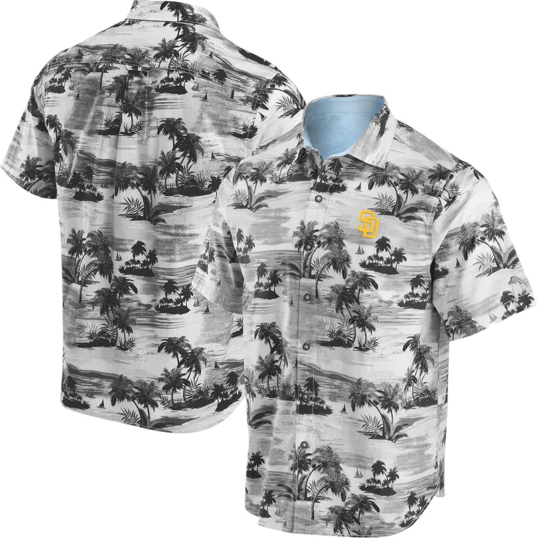 San Diego Padres Hawaiian Shirt Monochrome Tropics Design.jpg