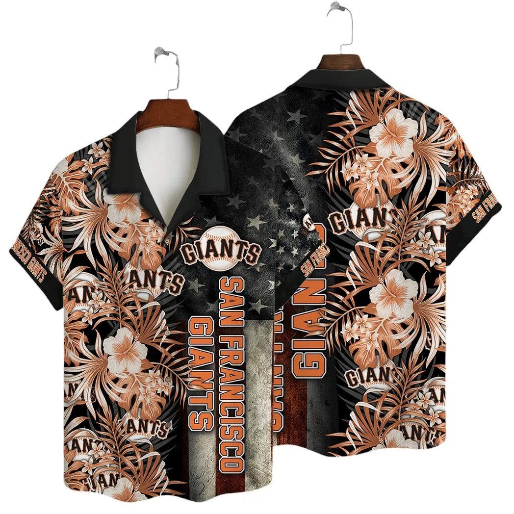 San Francisco Giants Floral Hawaiian Shirt Patriotic Fan Apparel.jpg