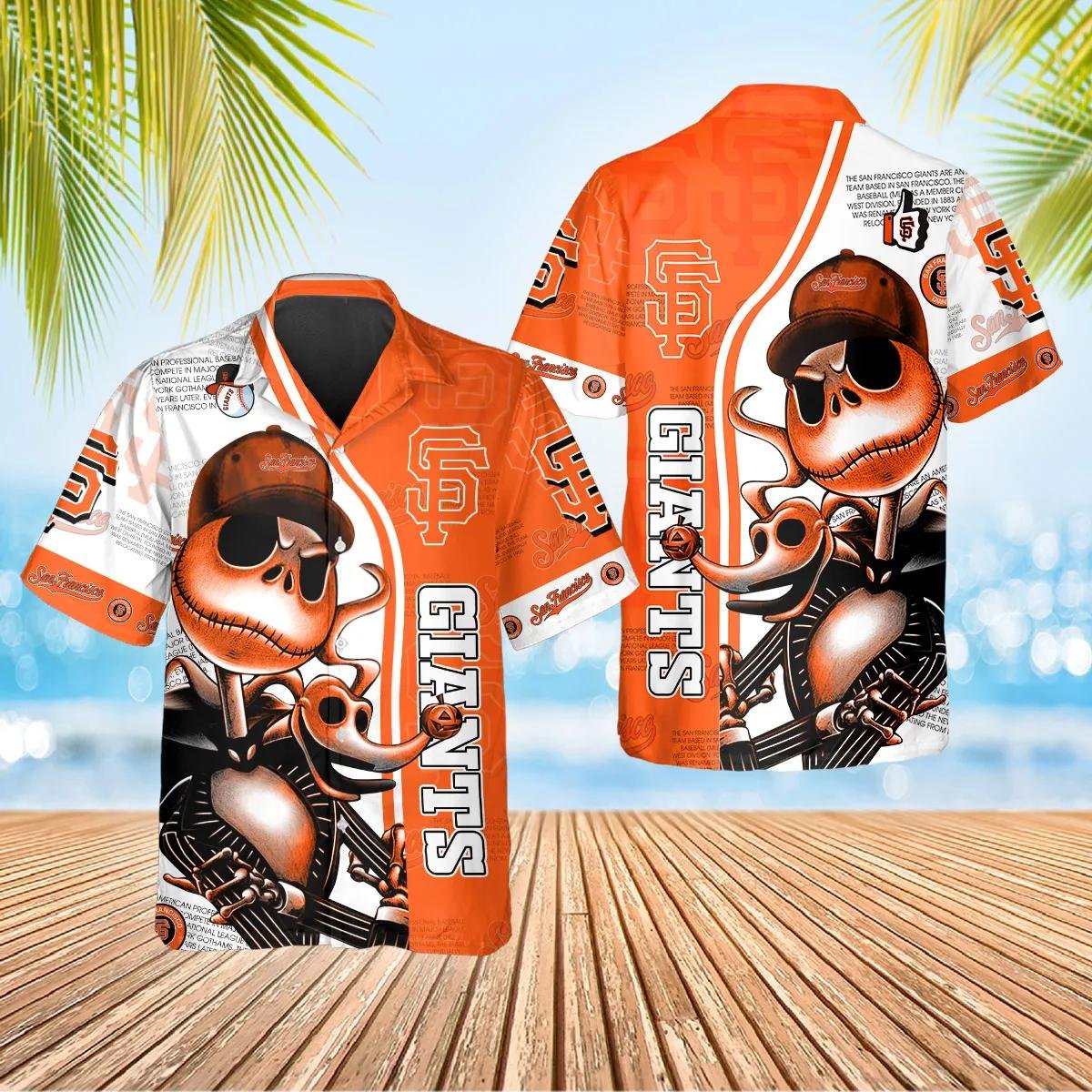 San Francisco Giants Halloween Skeleton Hawaiian Shirt.jpg