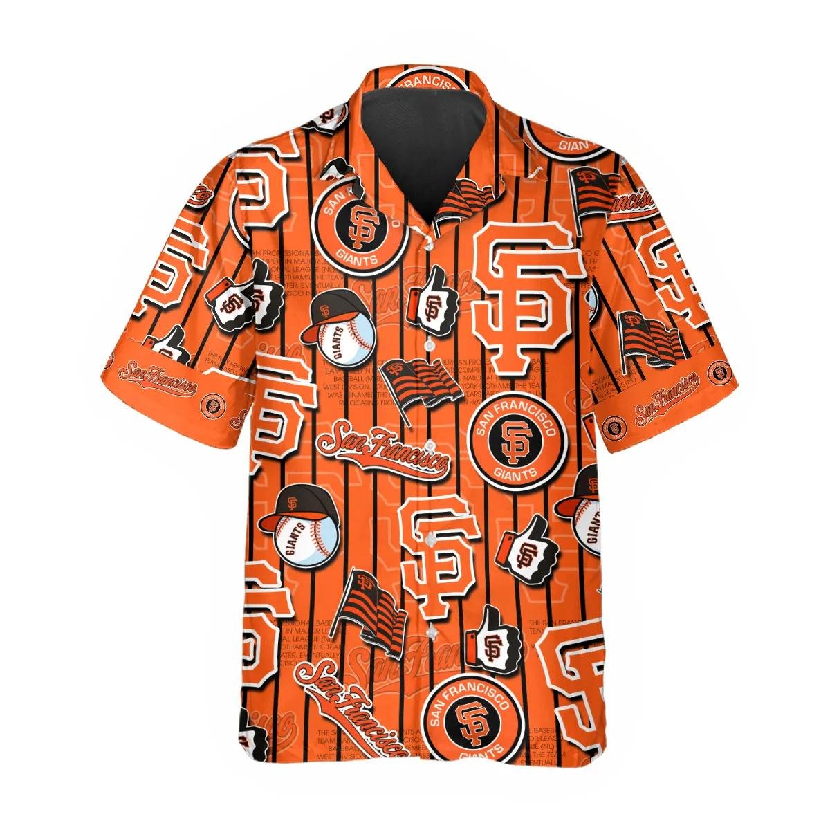 San Francisco Giants Hawaiian Shirt Bold Stripe Design.jpg