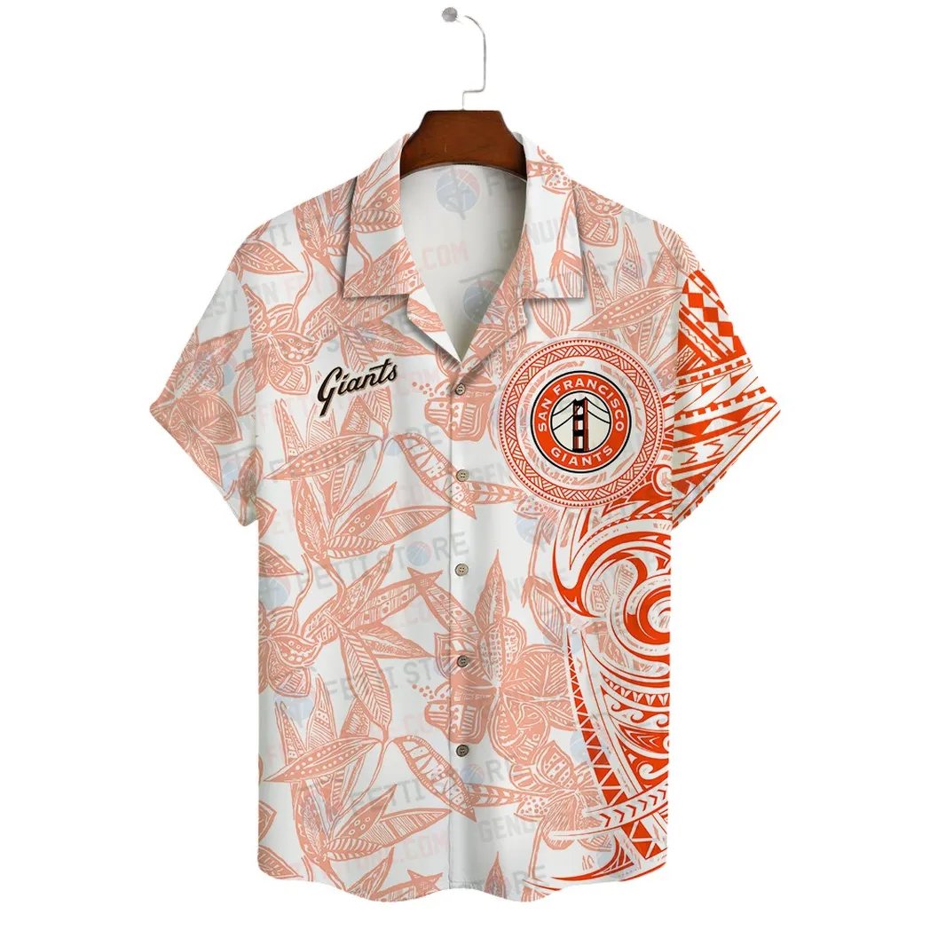 San Francisco Giants Hawaiian Shirt Custom Island Vibes Design.jpg