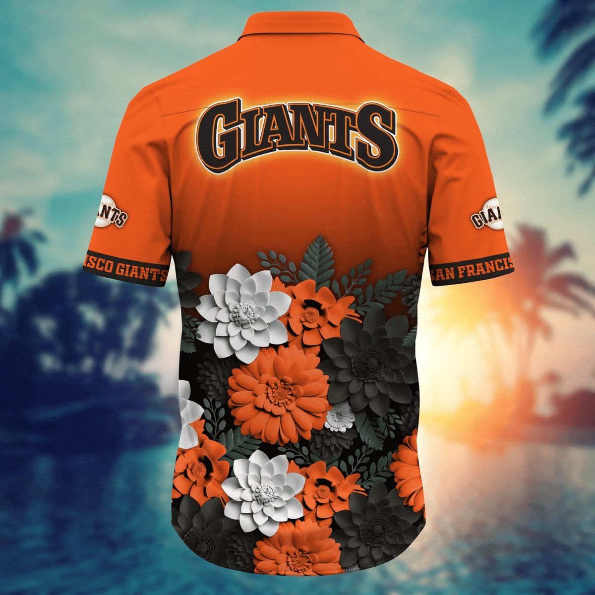 San Francisco Giants Hawaiian Shirt Floral Bloom Design.jpg