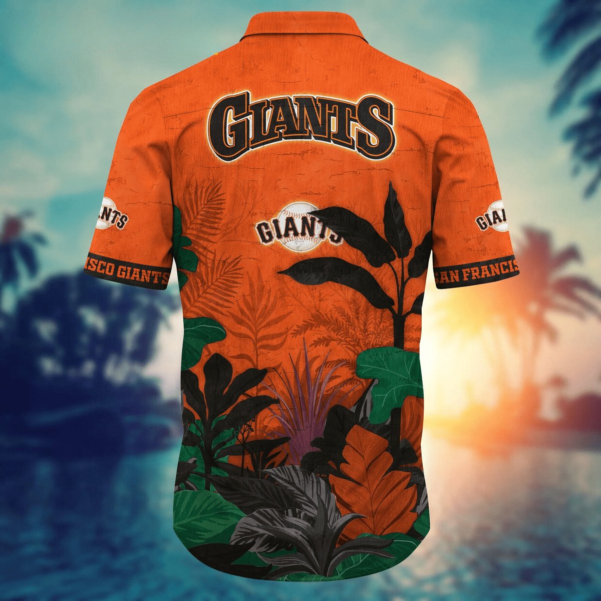 San Francisco Giants Hawaiian Shirt Tropical Escape Design.jpg