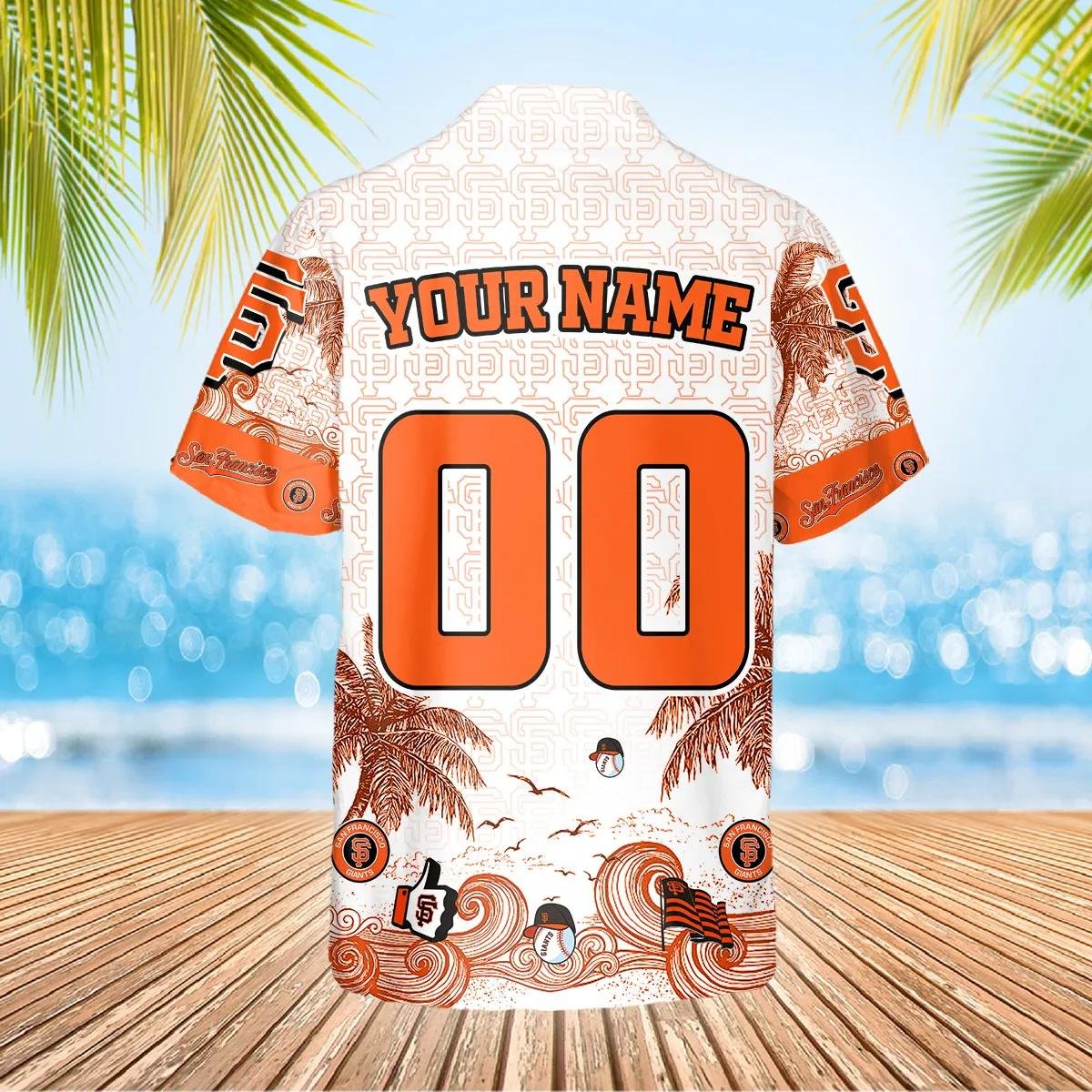 San Francisco Giants Hawaiian Shirt Tropical Palm Wave Design.jpg