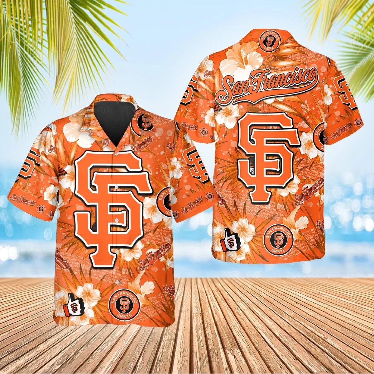 San Francisco Giants Hibiscus Hawaiian Shirt Bold Logo Design.jpg