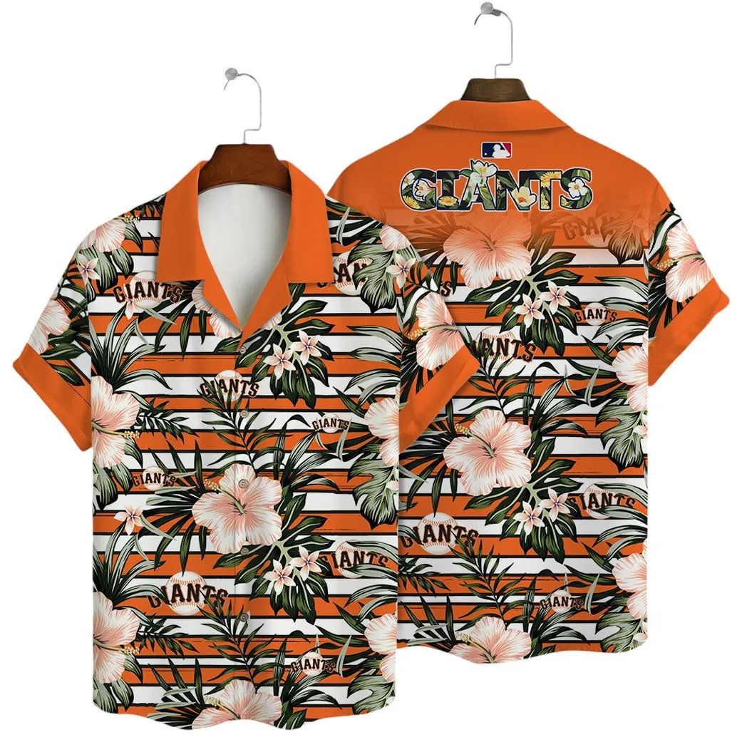 San Francisco Giants Tropical Hawaiian Shirt Team Spirit Apparel.jpg