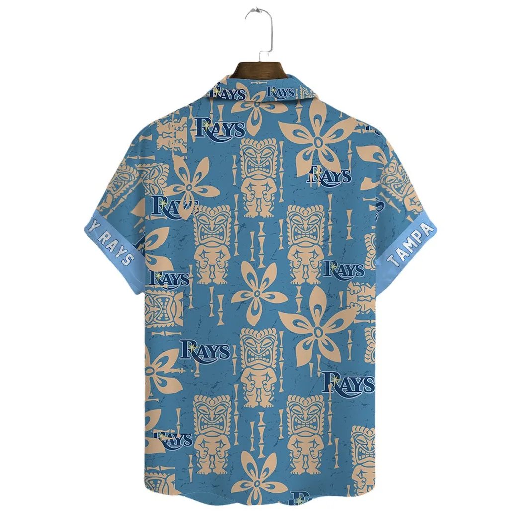 Tampa Bay Rays Hawaiian Shirt Tiki Tropical Fan Apparel.jpg