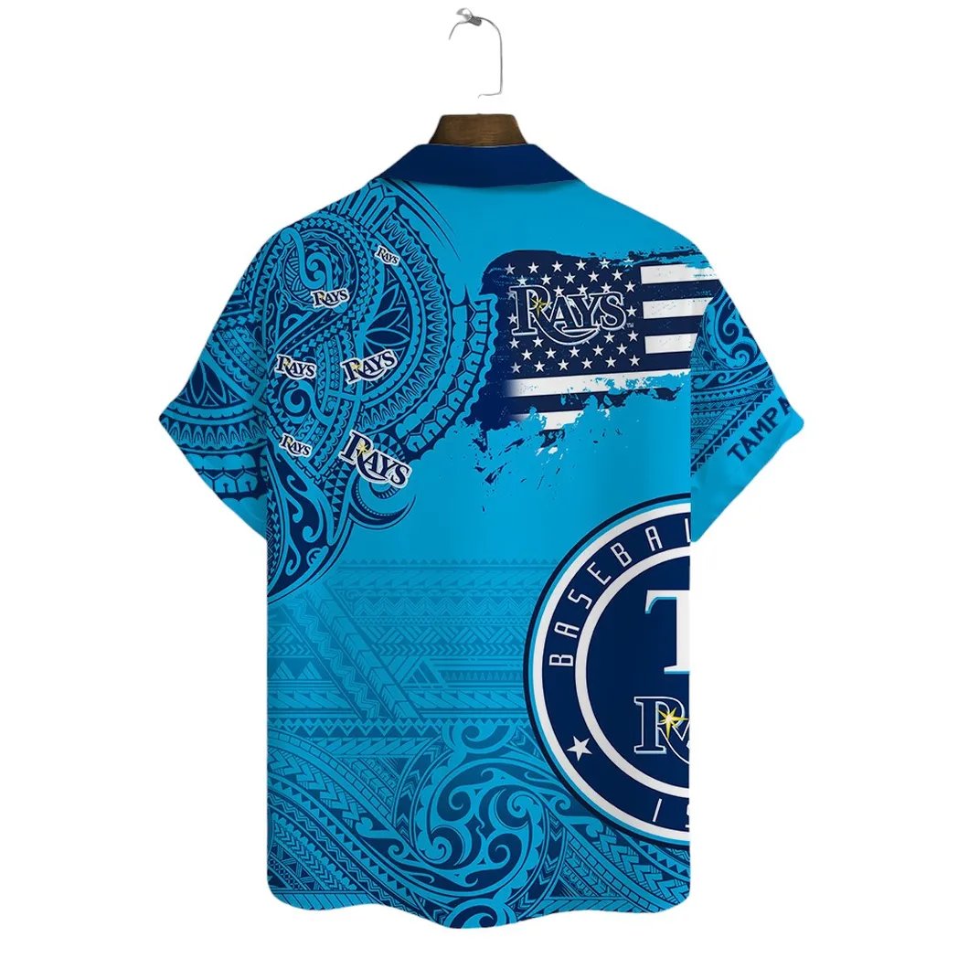 Tampa Bay Rays Hawaiian Shirt Tribal Wave Design.jpg