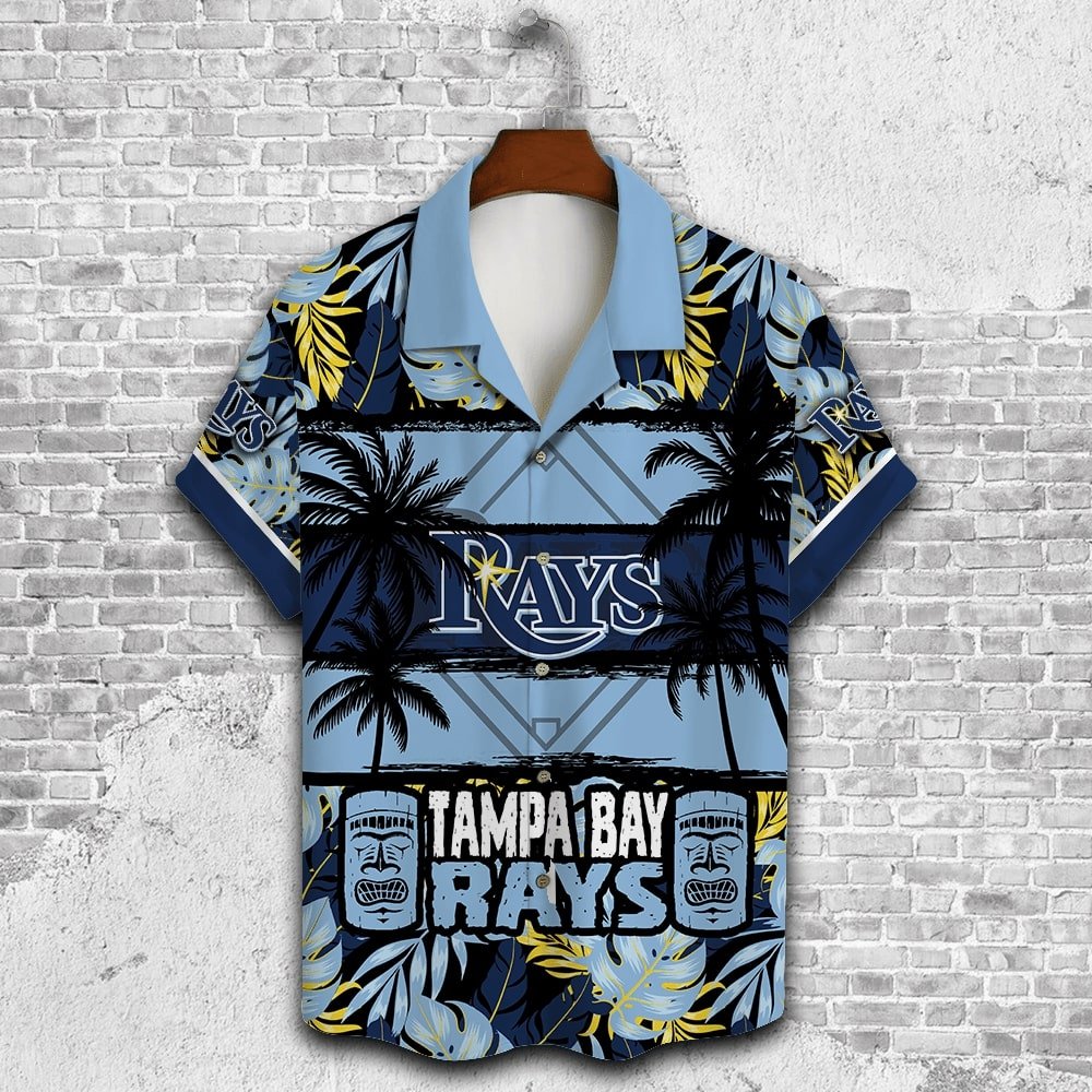 Tampa Bay Rays Hawaiian Shirt Tropical Palms Design.jpg