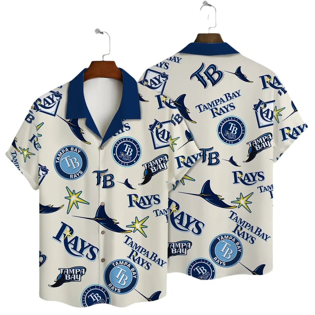 Tampa Bay Rays Hawaiian Shirt with Classic Logo Design.jpg