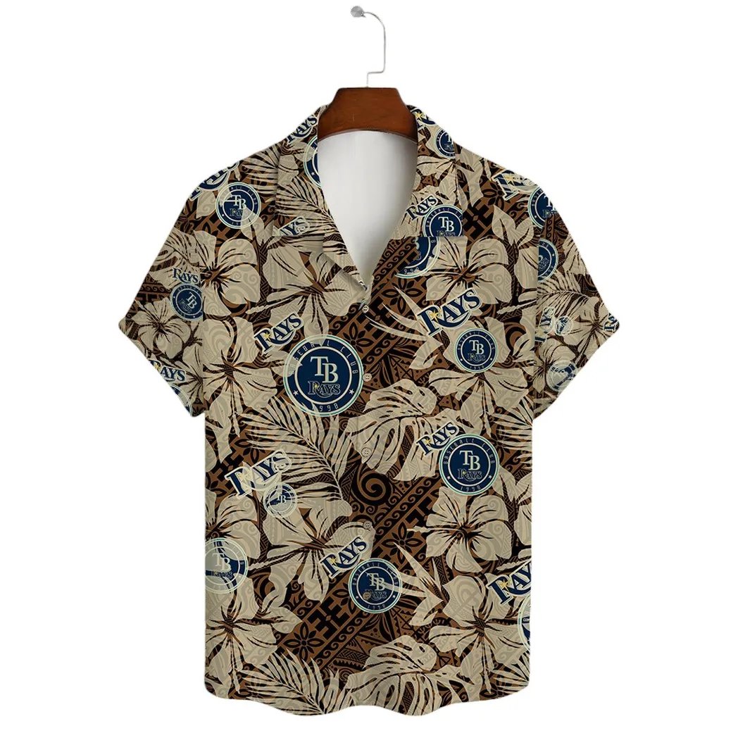 Tampa Bay Rays Tropical Hawaiian Shirt Official Team Apparel.jpg