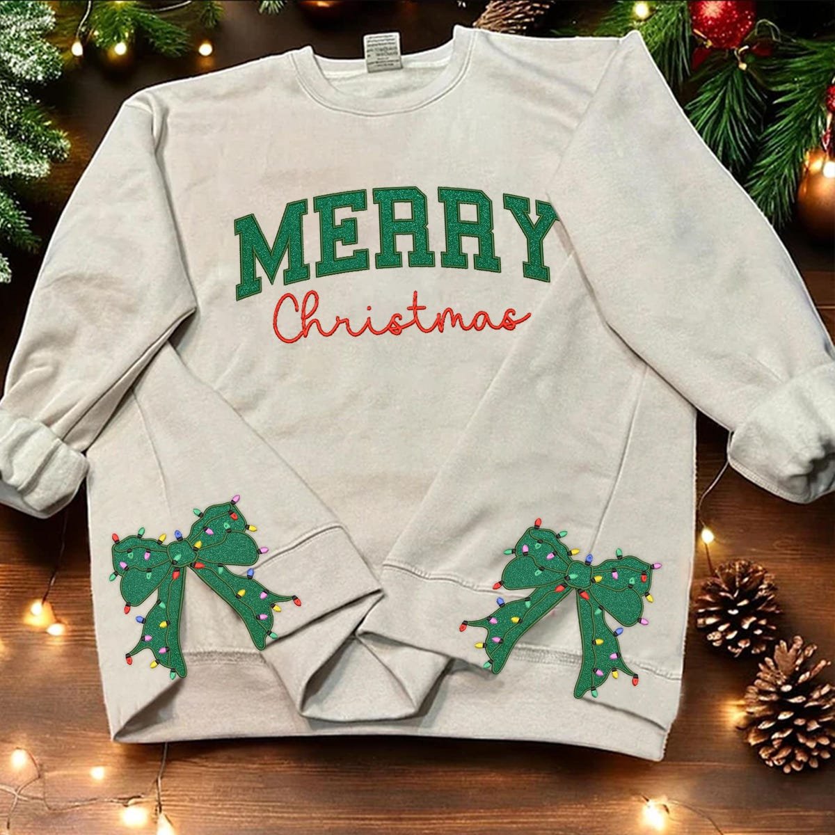 Trendy Christmas Side Bow Embroidered Sweatshirt with Glitter.jpg