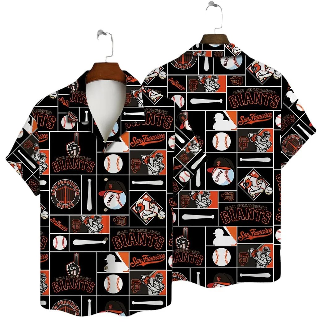 Vintage San Francisco Giants Hawaiian Shirt with Baseball Patch.jpg