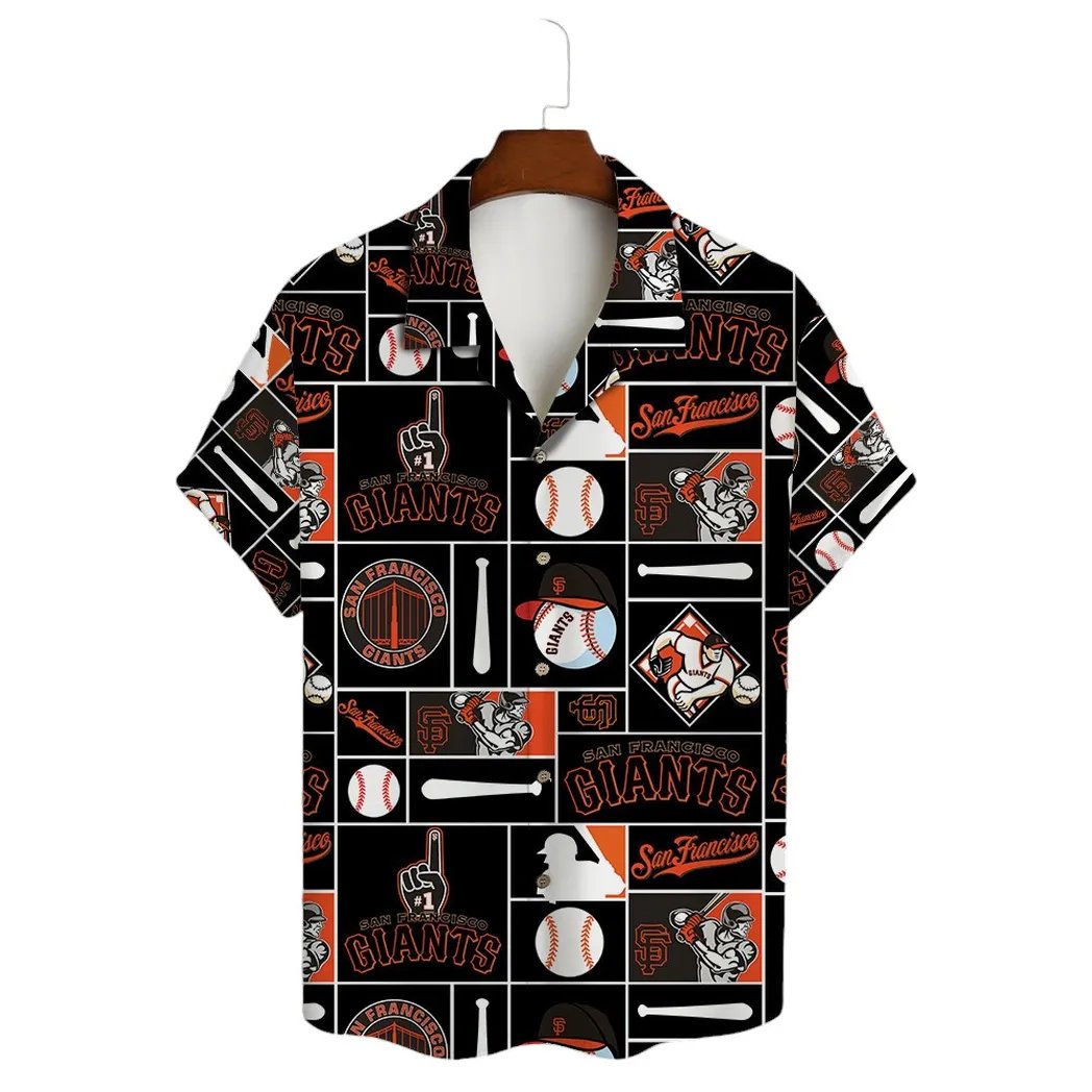 Vintage San Francisco Giants Hawaiian Shirt with Baseball Patch.jpg