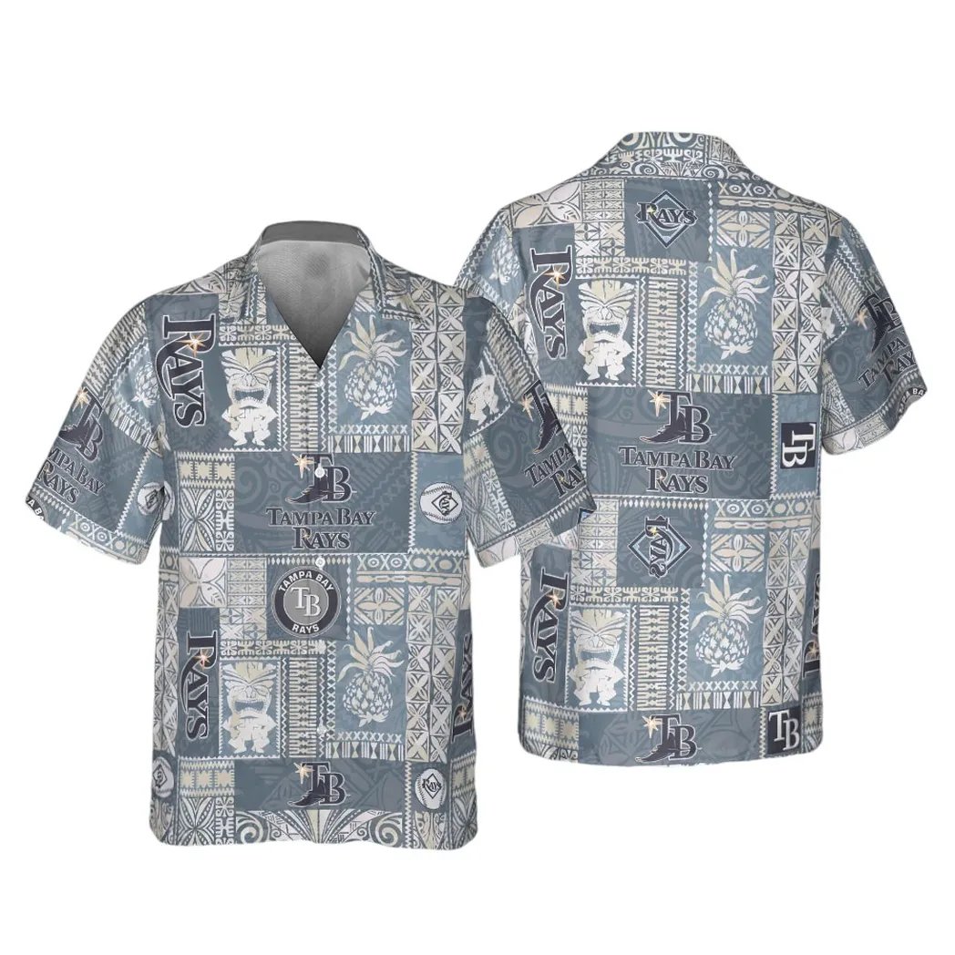 Vintage Tampa Bay Rays Hawaiian Shirt Pineapple Design.jpg